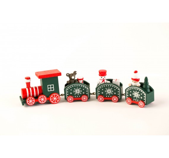 Christmas train - green