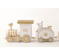 Christmas train - white
