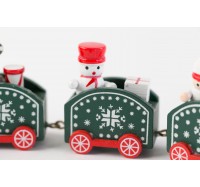 Christmas train - green