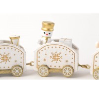 Christmas train - white